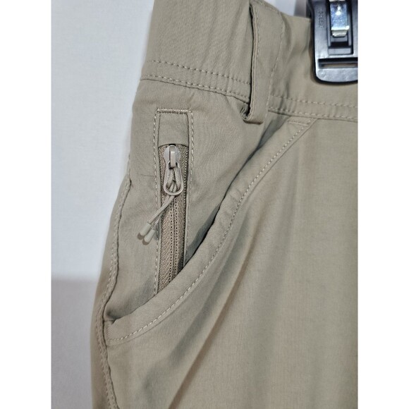 Duluth Capri Cargo Womens Dry on the Fly  beige tan size pants size 16W - Picture 5 of 11